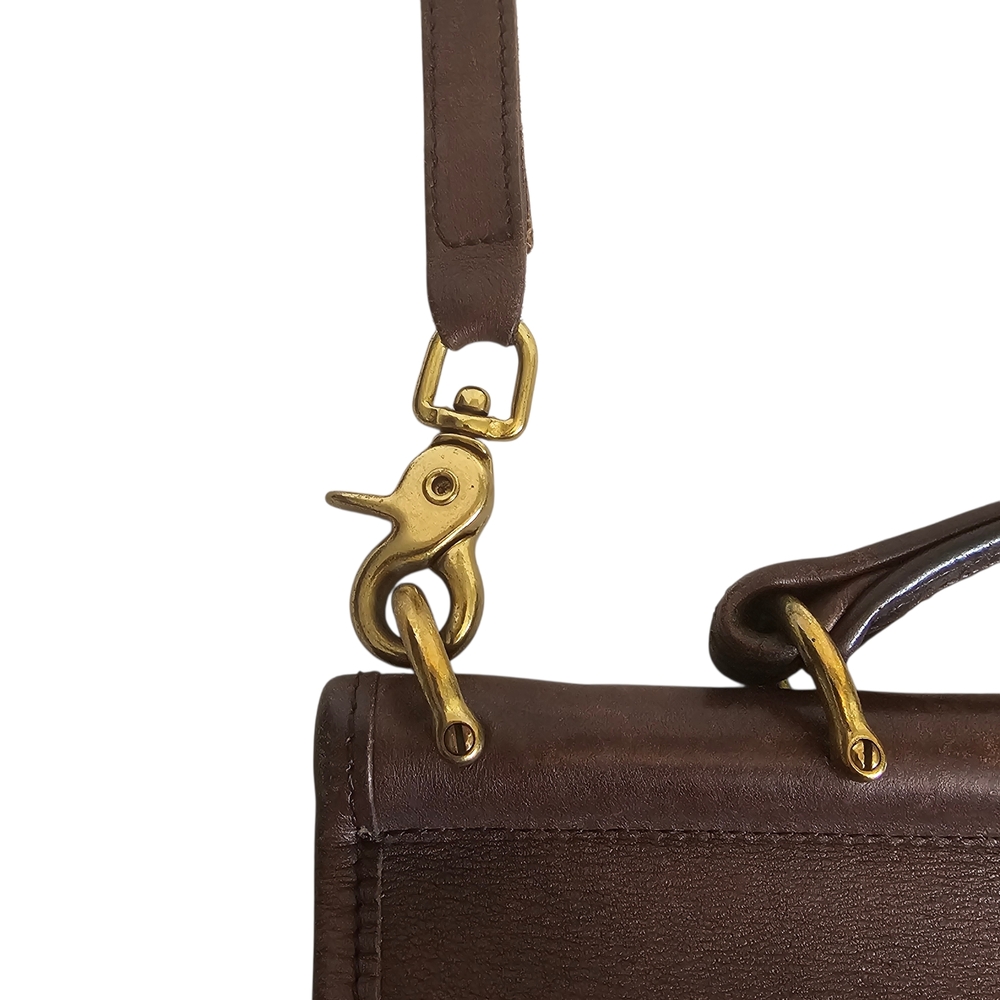Vintage Coach Women's Willis Full Grain Leather Shoulder Bag J8U-9927 Brown READ - Picture 13 of 16